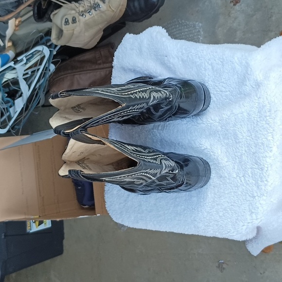 eel skinMan's boots x 19 - Picture 3 of 4